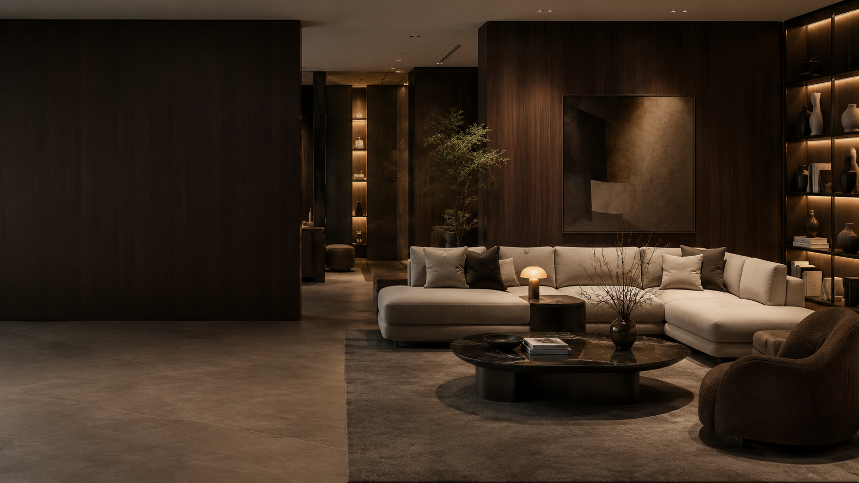SpaceGlam case study living room hero