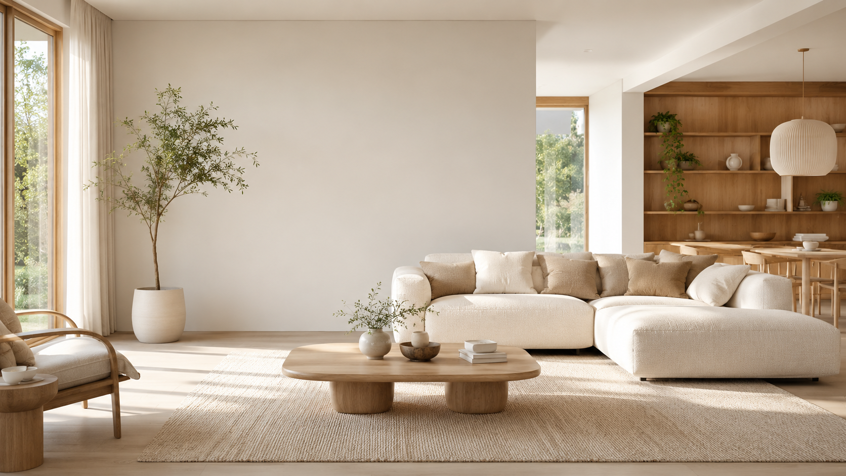 Warm residential interior completed by SpaceGlam